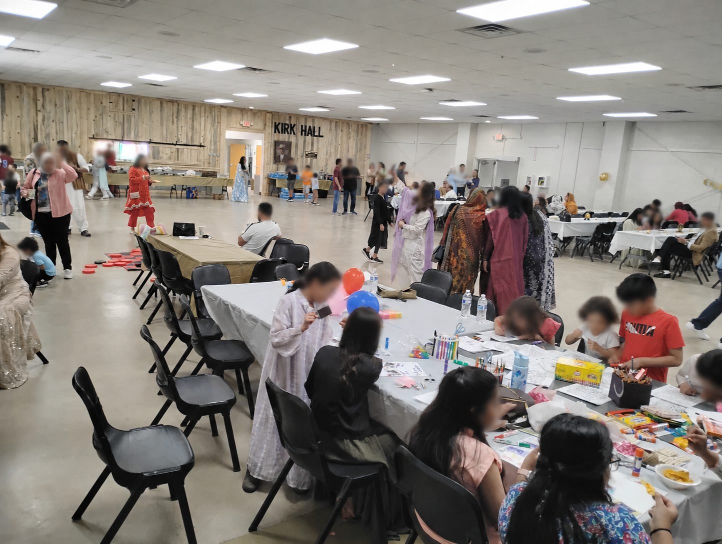 ICCR families gathered at Kirk Hall